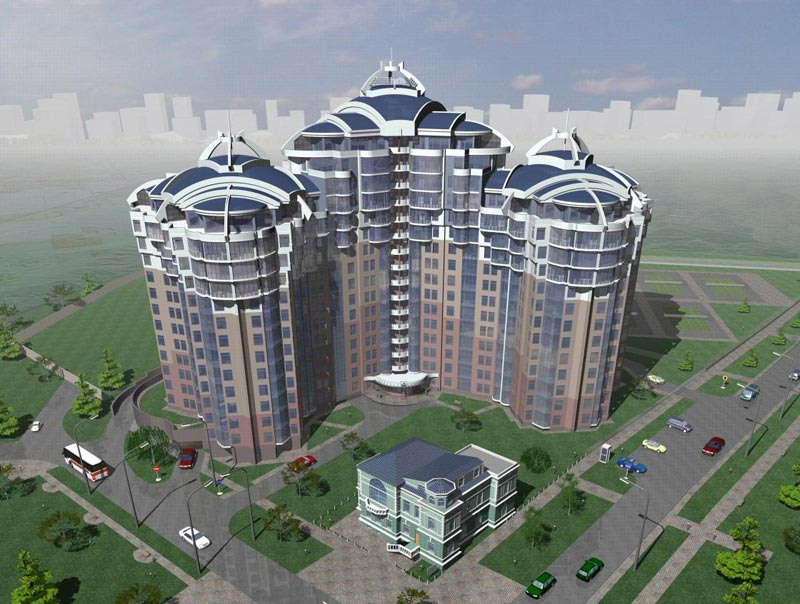 The analysis of the building frame made of monolithic reinforced concrete and its main load-bearing elements