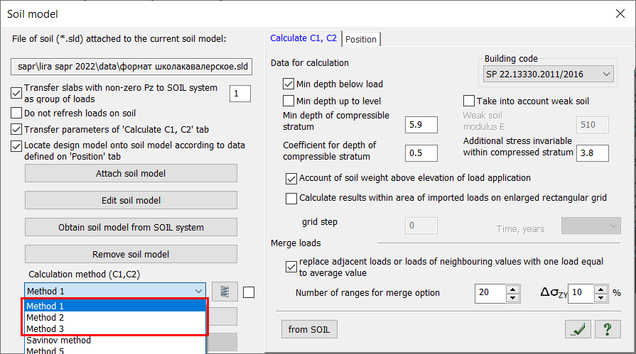 Methods of calculating C1 and C2 according to Eurocode Methods of calculating C1 and C2 according to Eurocode